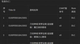 SWITCH《刀剑神域 碎梦边境》+升级补丁+DLC 中文版NSP下载
